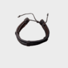 Pulsera de Cuero Café Multicapa Ajustable – Bisutería Artesanal Unisex Estilo Casual