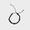 29 Pulsera de Cuero Café Multicuerda con Cordones Ajustables – Bisutería Artesanal Unisex Estilo Urban y Moderno