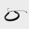 32 Pulsera de Cuero Café Entrelazada Ajustable – Bisutería Unisex Elegante para Uso Diario y Profesional