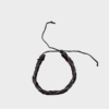 33 Pulsera de Cuero Café Entrelazada Ajustable – Bisutería Unisex Elegante para Uso Diario y Profesional
