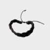 34 Pulsera de Cuero Café Trenzada Artesanal - Bisutería Unisex Ajustable