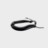 39 Pulsera Cuero Café Urbana con Cordón Grueso - Bisutería Masculina Moderna Ajustable