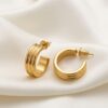 Aretes de Aro Bañados en Oro para Mujer | Argollas Elegantes