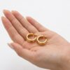 Aretes de Aro Bañados en Oro para Mujer Argollas Elegantes (2) Aretes de Aro Bañados en Oro para Mujer | Argollas Elegantes