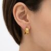 Aretes de Aro Bañados en Oro para Mujer Argollas Elegantes (3) Aretes de Aro Bañados en Oro para Mujer | Argollas Elegantes