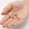 Aretes de Oro 14K con Zirconia para Mujer Broqueles Elegantes y Clásicos (2) Aretes de Oro 14K con Zirconia para Mujer | Broqueles Elegantes y Clásicos