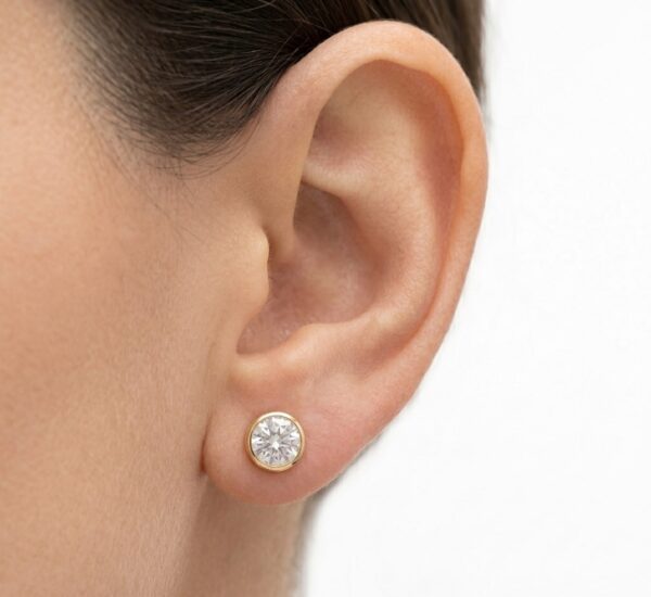 Aretes de Oro 14K con Zirconia para Mujer Broqueles Elegantes y Clásicos (3) Aretes de Oro 14K con Zirconia para Mujer | Broqueles Elegantes y Clásicos