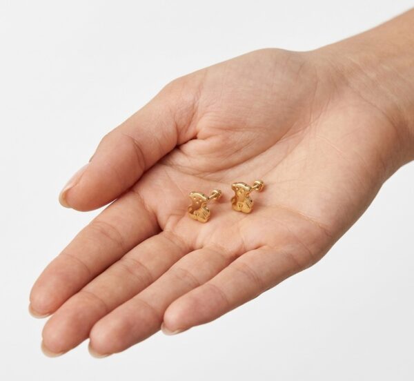 Aretes de Oro 14K para Mujer Diseño de Osito (2) Aretes de Oro 14K para Mujer Diseño de Osito