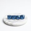 Broche para Cabello Azul Cristalino para Mujer | Pasador Elegante con Diseño Geométrico