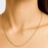 Cadena de Oro 14K Minimalista Joyería Atemporal para Mujer
