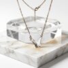 Collar Dorado para Mujer con Dije de Mariposa Elegante