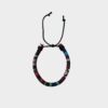 Pulsera Artesanal de Tela - Diseño de Mosaico - Accesorio Ajustable para Uso Diario